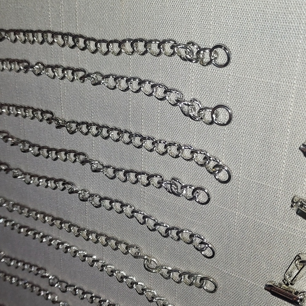 Silver Accent Braclets NWOT - Picture 3 of 4